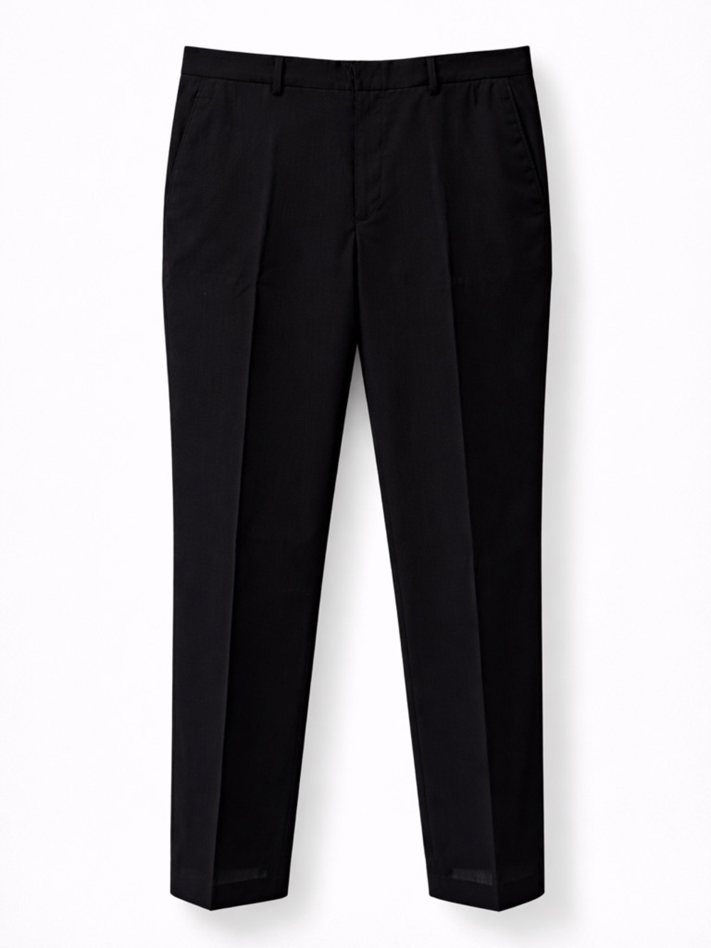 Club Monaco Black Wool Suit 40R/32 Slim Fit 2-Piece Classic - Picture 5 of 8